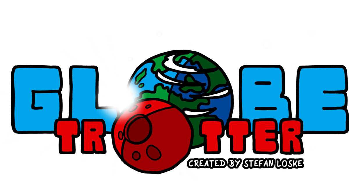Globetrotter-Logo, farbig